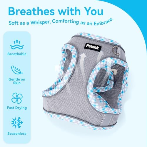 Petank Step in Dog Harness No Pull and Leash for Small Medium Dogs Cats. - Image 3