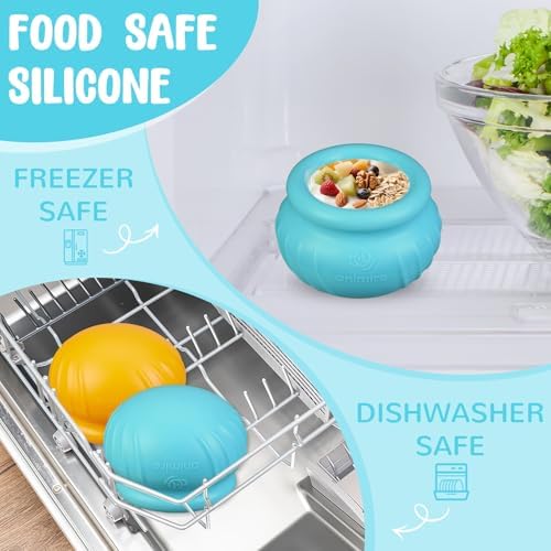 Wobbly Dog Enrichment Lick Toy, Stuffable Frozen Lick Bowl to Keep Dogs Busy, Long-Lasting Interactive Treat Dispensing Dog Toy, Silicone Fetch Catch Chew Toy(Teal,L) - Image 6
