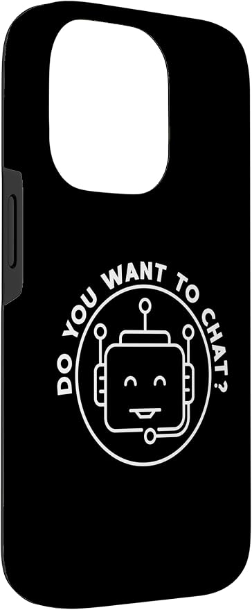 Chatbot - Do You Want To Chat? AI and ML Geek Case for iPhone 14 Pro - Image 3
