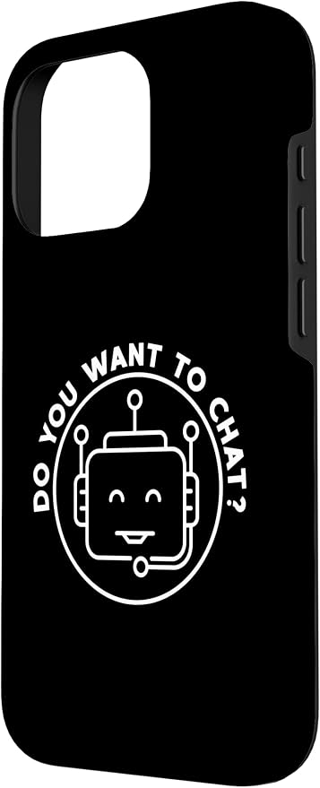 Chatbot - Do You Want to Chat? AI and ML Geek Case for iPhone 16 Pro - Image 2