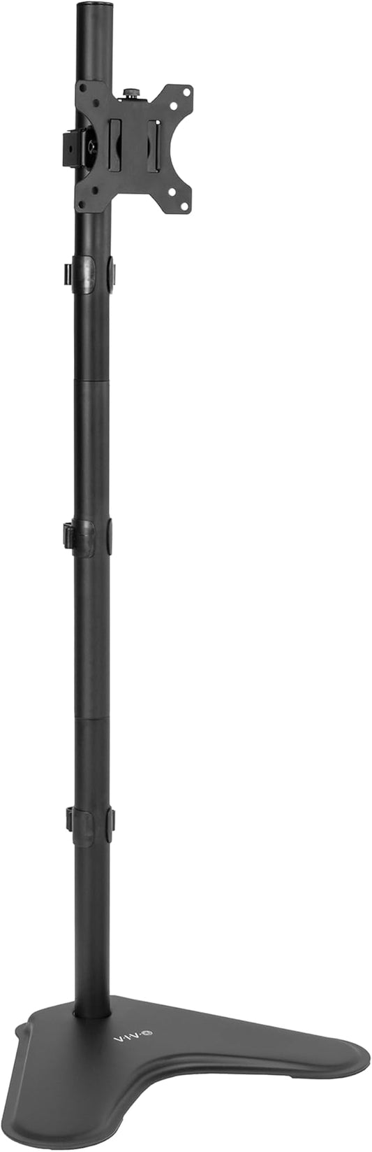 VIVO Single Monitor Desk Stand for 13 to 27 inch Screens, STAND-V011H | Black, Articulating, Freestanding Adjustable Monitor Arm, Extra Tall Computer Stand for 1 Monitor, Holds 22 lbs by Unknown