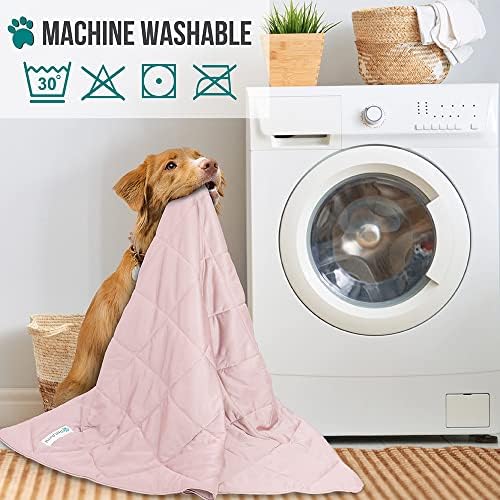 PetAmi Cooling Dog Blanket Lightweight Soft for Large Pet Cat, 60x80 Pink - Image 5