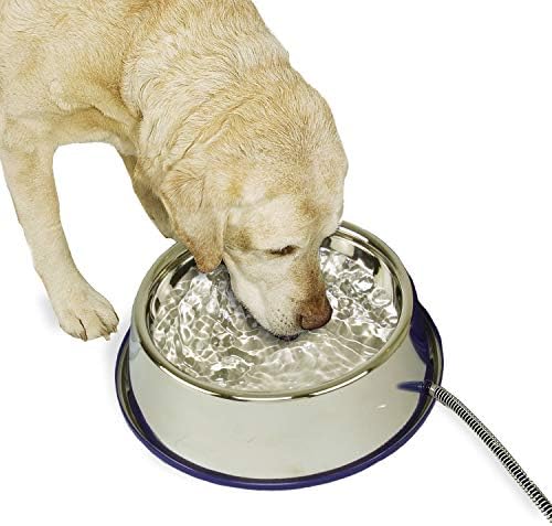 K&H Heated Water Bowl, Thermal-Bowl for Cats & Dogs, Safety Listed, 25W by KHPetProducts