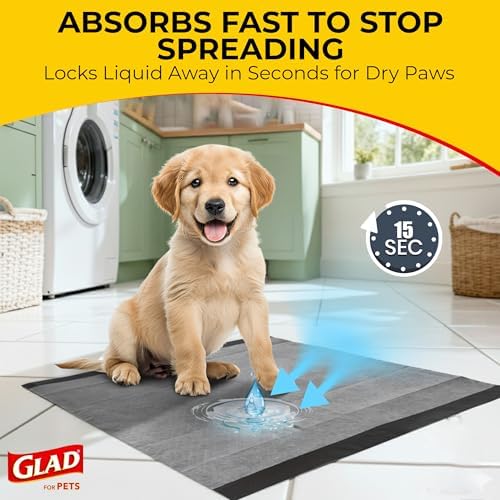 Glad for Pets Activated Carbon Disposable Dog Training Pads, 14 Count - Image 5