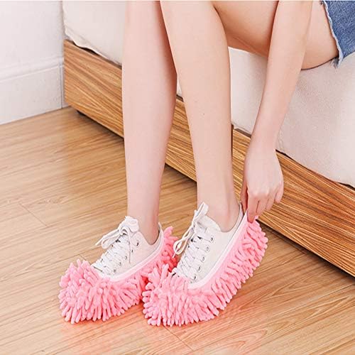 Tamicy Mop Slippers Shoes 5 Pairs (10 Pieces) - Microfiber Cleaning House - Image 4