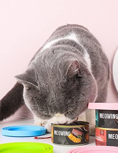 Comtim Pet Food Can Cover Silicone Can Lids for Dog and Cat Food(Universal Size,One fit 3 Standard Size Food Cans) (Blue/Purple) - Image 6