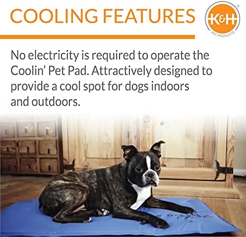 K&H Pet Products Coolin' Pet Pad Blue Small 15 X 11 Inches - Image 4