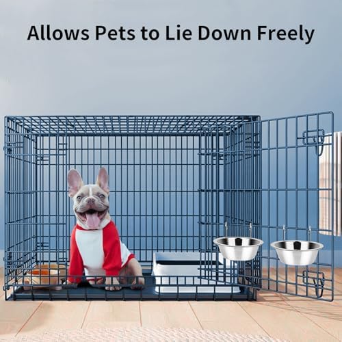 Fri4Free 2PCS 8oz Stainless Steel Hanging Kennel Water Bowls - Image 6