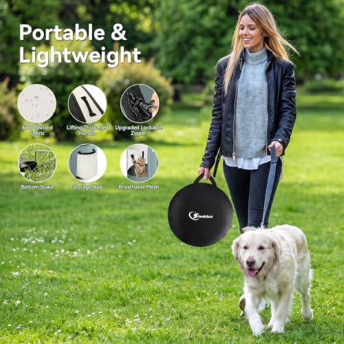 Siedihit 40" Dog Playpen,Cat Puppy Pen, Pet Portable Crate Indoor Outdoor - Image 4