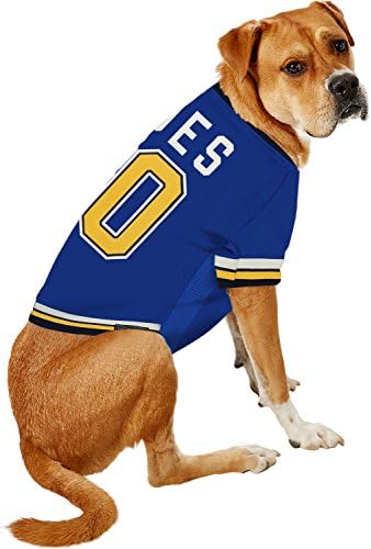 NHL St.Louis Blues Jersey for Dogs & Cats, Small. - Let Your Pet Be A Real NHL Fan! - Image 4