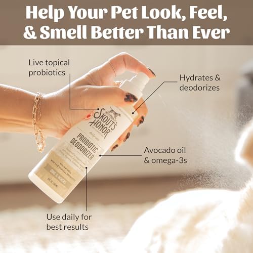 SKOUT'S HONOR Probiotic Dog Deodorizing Spray - DOTW, 8 oz, 2-Pack - Image 5