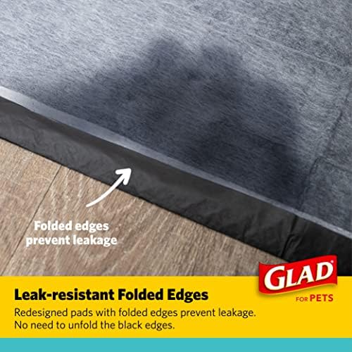 Glad for Pets Black Charcoal Puppy Pads, 17.5 x 23.5 Inch, 120 Count - Image 4