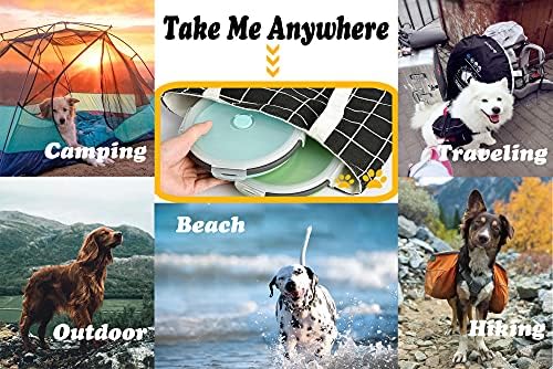 Sturdy Collapsible Dog Bowls, 27 oz 2 Pack - Foldable Silicone Water Food Bowl, Leak-Proof, Ideal for Large Dogs & Outdoor Travel - Image 7