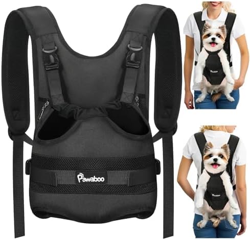 Pawaboo Pet Front Carrier Backpacks for Small Medium Dogs by Pawaboo