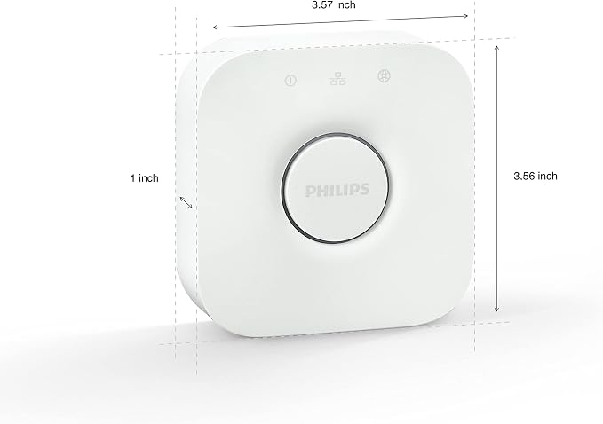 Philips Hue Bridge,Unlock The Full Potential of Hue Bridge System,Multi-Room and Out-of-Home Control,Create Automations and Zones,Smart Lighting Hub,Works with Voice-and Matter-Compatible,(Pack of 2) - Image 8