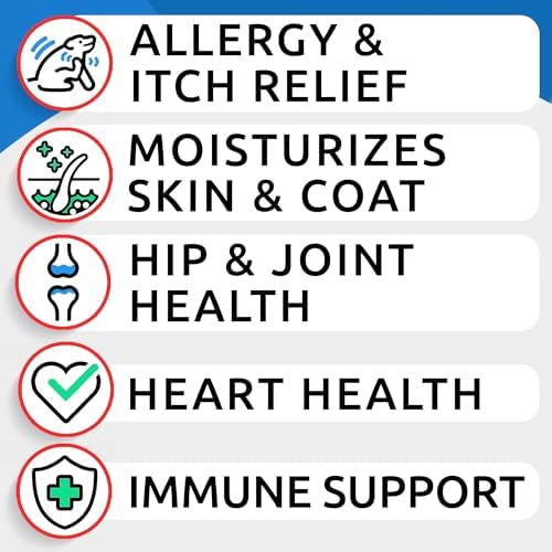 Omega 3 for Dogs - Fish Oil for Skin & Coat Health, Itch & Allergy Support - Image 3