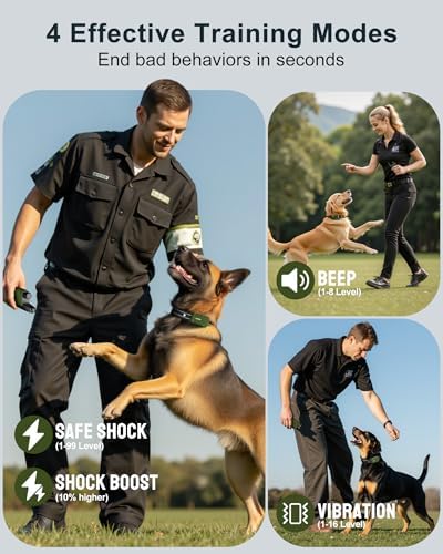 Dog Shock Collar - 4500FT Dog Training Collar with Remote - Image 2