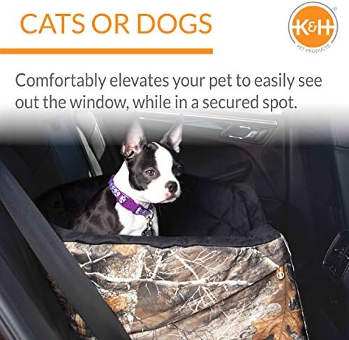 K&H Bucket Booster Dog Car Seat, Cat & Dog Booster Seat, Large Realtree - Image 4