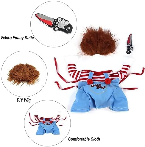 Pet Halloween Costume, Dog Funny Costume Halloween Cosplay Outfits Cute Clothes Adjustable Party Dress Up Apparel Accessories for Small Medium Large Dogs (Medium) - Image 2