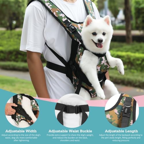 Pawaboo Pet Front Carrier Backpacks for Small Medium Dogs - Image 4