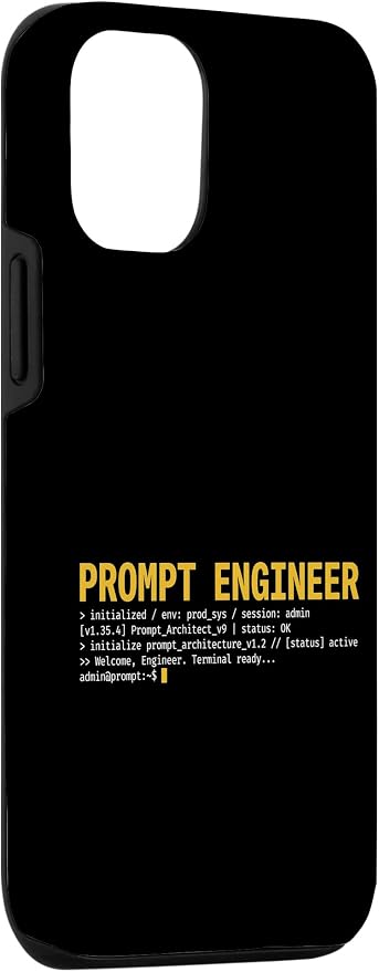 Prompt Engineer Terminal Screen AI Developer Software Coder Case for iPhone 12/12 Pro - Image 3
