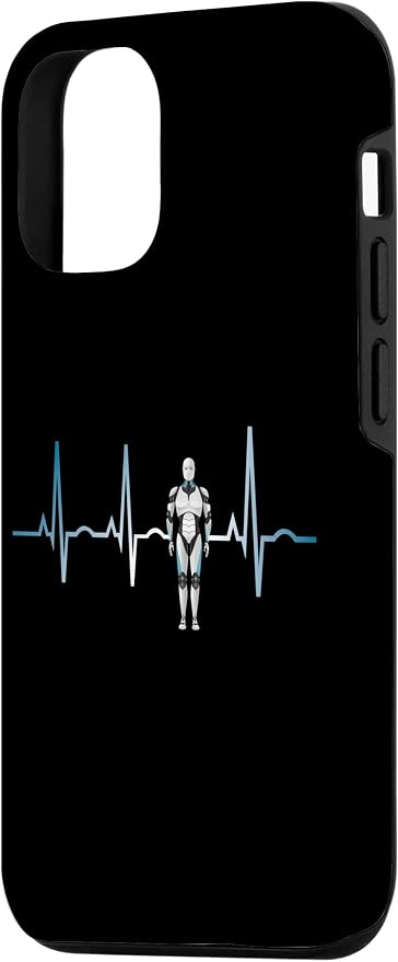 iPhone 12/12 Pro Ai Heartbeat Love Ai EKG Heart Funny Idea for Ai lover Case - Image 2