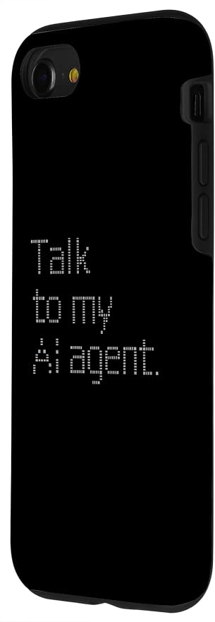 Talk to My AI Agent - Minimalist Tech Design Case for iPhone SE (2020) / 7/8 - Image 2