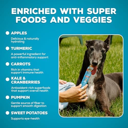 Brutus Brothcicles Frozen Dog Treats - Turkey Flavor Dog Popsicle Snack, Hydrating Frozen Enrichment Treat with Superfoods,12 Fl Oz Pack of 1 (2 oz per Stick) - Image 5