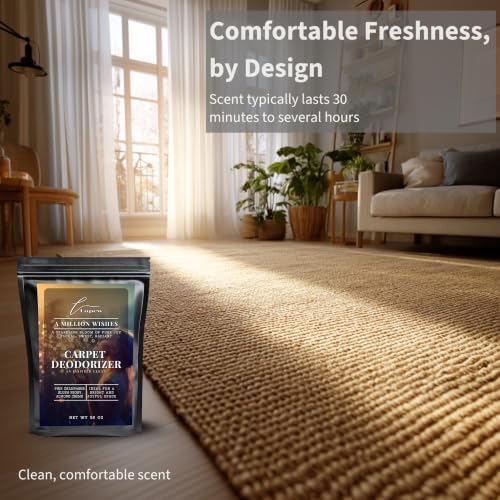 Lapew A Million Wishes Carpet Deodorizer Powder - Pet Safe Freshener for Vacuuming | Scented Odor Eliminator for Home | 36 oz - Image 5