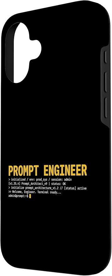 Prompt Engineer Terminal Screen AI Developer Software Coder Case for iPhone 16 - Image 2