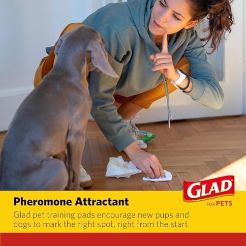 Glad for Pets Activated Carbon Disposable Dog Training Pads, 14 Count, 8-Pk - Image 5