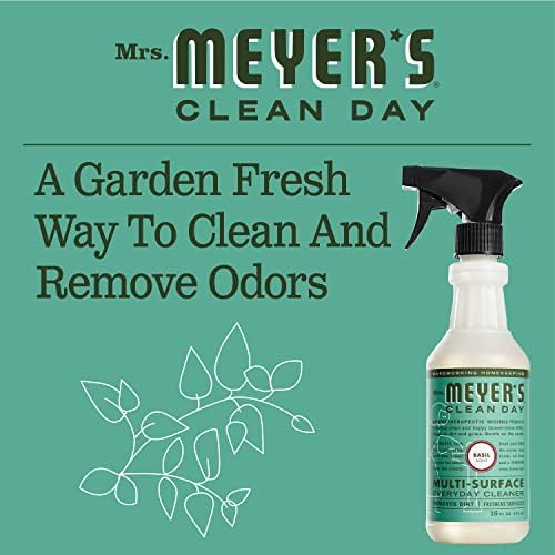 Mrs. MEYER'S CLEAN DAY Multi-Surface Everyday Cleaner, Basil Scent, 16 Fl Oz Bottle (Pack of 6) - Image 5