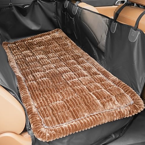 HiPetpy Backseat Dog Bed Mat for Car, Non-Slip Dog Bed for Car Back Seat by HiPetpy