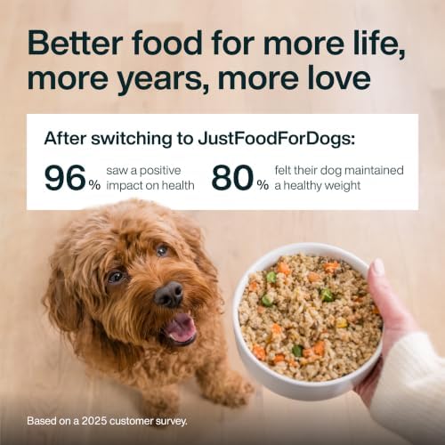 JustFoodForDogs Pantry Fresh Wet Dog Food Variety Pack, Complete Meal or Dog Food Topper, Beef, Chicken, & Turkey Human Grade Dog Food Recipes - 12.5 oz (Pack of 6) - Image 5