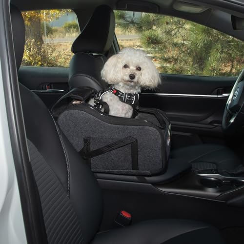 K&H Center Console Dog Car Seat for Small Dogs & Cats, for Pets Under 8 lbs by KHPetProducts