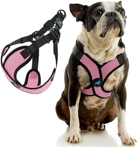 Gooby Comfort X Step-in Lite Harness, Choke-Free, Pink, Medium - Image 3
