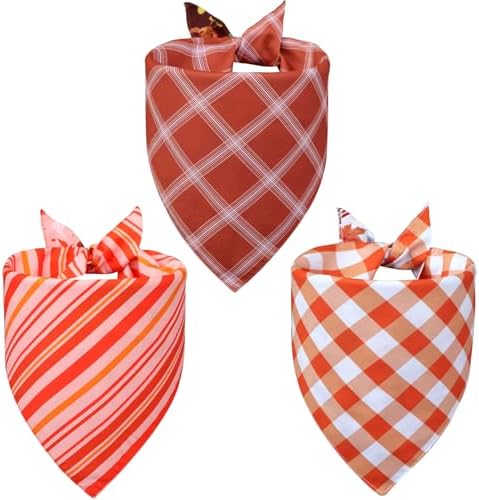 Fall Dog Bandanas Small 3PCS, Scarf for Boy and Girl - Image 2