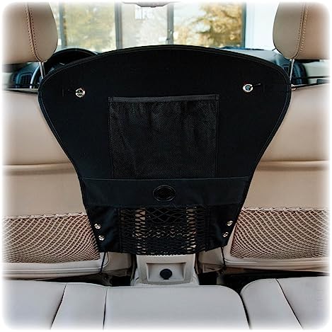 K&H Dog Car Barrier, Travel Safety Barrier w/ Universal Fit, 24x23in, Black by KHPetProducts