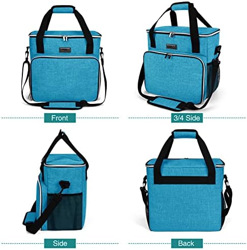 BAGLHER Dog Travel Bag, Pet Travel Bag (ALL Pet Travel Supplies), With 2 Pet Food Containers and 2 Collapsible Silicone Bowls; Essential Kits for Pet Travel Sky Blue - Image 2