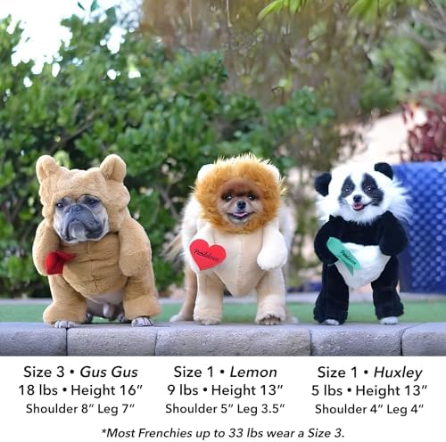 Pandaloon Dog Halloween Costume - As Seen on Shark Tank - Patented - Funny Costume with Arms for Small and Medium Dogs and Cats (Panda, Size 4(20-23 in Height at TOP of Head,Girth<27 in)) - Image 2