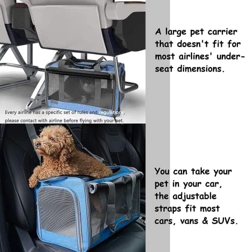 GAPZER Pet Carrier for Large and Medium Cat, Soft-Sided Pet Crate for Puppy - Image 5