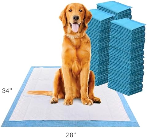 Four Paws Wee-Wee Superior Performance XL Pee Pads for Extra Large Dogs, Leak-Proof Floor Protection Dog & Puppy Quilted Potty Training Pads, Unscented, 28" x 34" (150 Count) - Image 3
