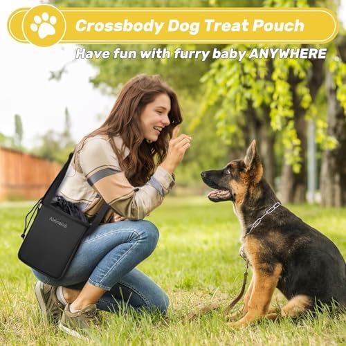 6 Set Dog Travel Bag, Large Pet Travel Kit for Supplies, Black - Image 4