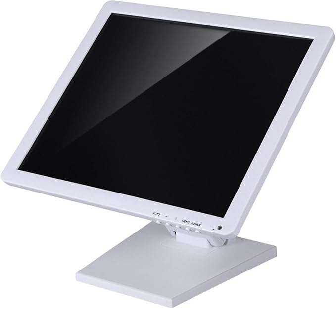 WEARSON Single Adjustable LCD Monitor Stand Mount Folding VESA Monitor Desk Stand with VESA Hole 75x75mm 100x100mm (White) - Image 5