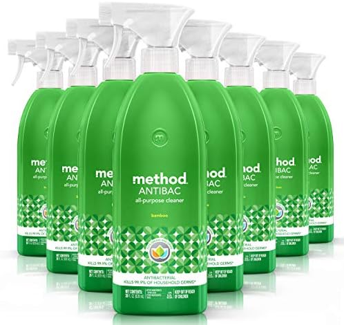 method All-Purpose Cleaner Spray, Bamboo, 28 fl oz, 8 Pack by method
