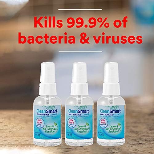 CleanSmart Daily Surface Cleaner Disinfectant Travel Size, 2 oz (3 pack) - Image 3