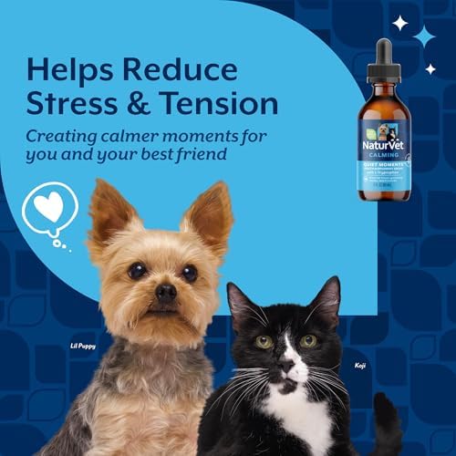 NaturVet Quiet Moments Calming Drops for Cats & Dogs - 2 Oz - Image 3