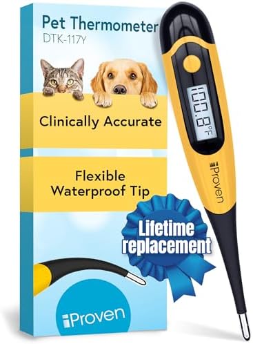 iProven Dog & Cat Thermometer for Fast and Accurate Fever Detection by iProven