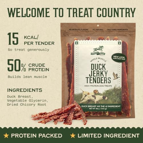 Waggin' Train Duck Jerky Dog Treats for Dogs with Sensitive Stomachs, Made with 100% Real Duck Breasts, Three All-Natural Ingredients, High Protein Dog Treat, Easily Digestible for Dogs, 36 oz. Pouch - Image 6
