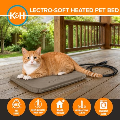 K&H Heating Pad, Lectro-Soft Outdoor Pet Bed, Safety Listed, 18x14in, 20W - Image 2